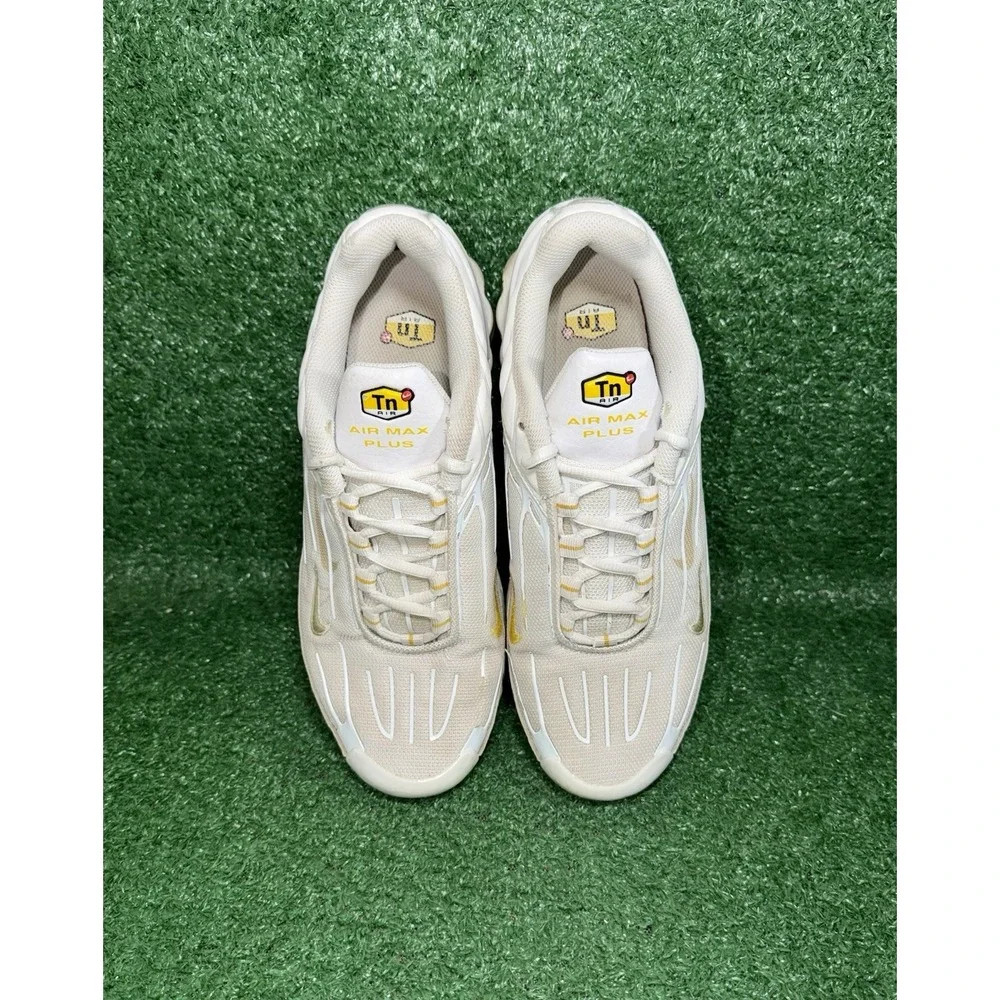 Nike Air Max Plus III‎ White Tuned Running Shoes Comfort Sneakers Mens Size 9